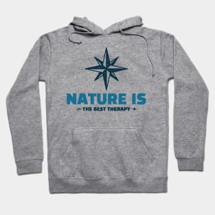 Nature is the Best Therapy Camping Hoodie
